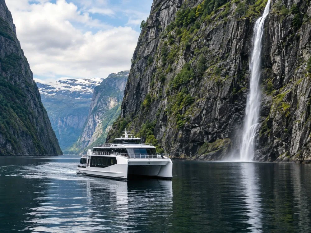 Stavanger: Electric Fjord Cruise to Lysefjord & Preikestolen